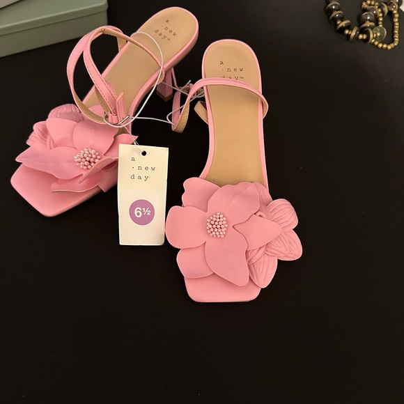 a new day Shoes - A New Day Pink Floral Sandals